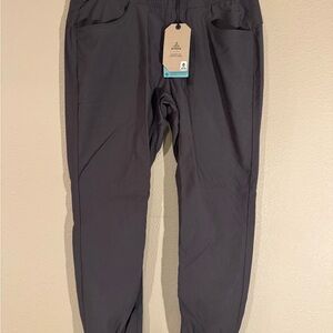 PrAna Halle E-Waist Jogger II – Size 8 – NWT – Dark Iron – Retail $95